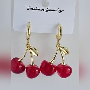 Red Cherry Earrings